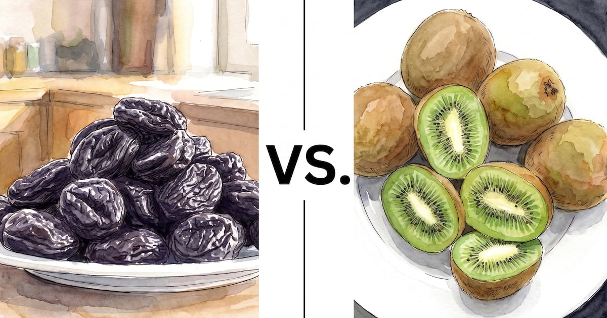 Cuando el baño se hace esperar: kiwi y ciruela pasa, la dupla que la ciencia pone sobre la mesa
