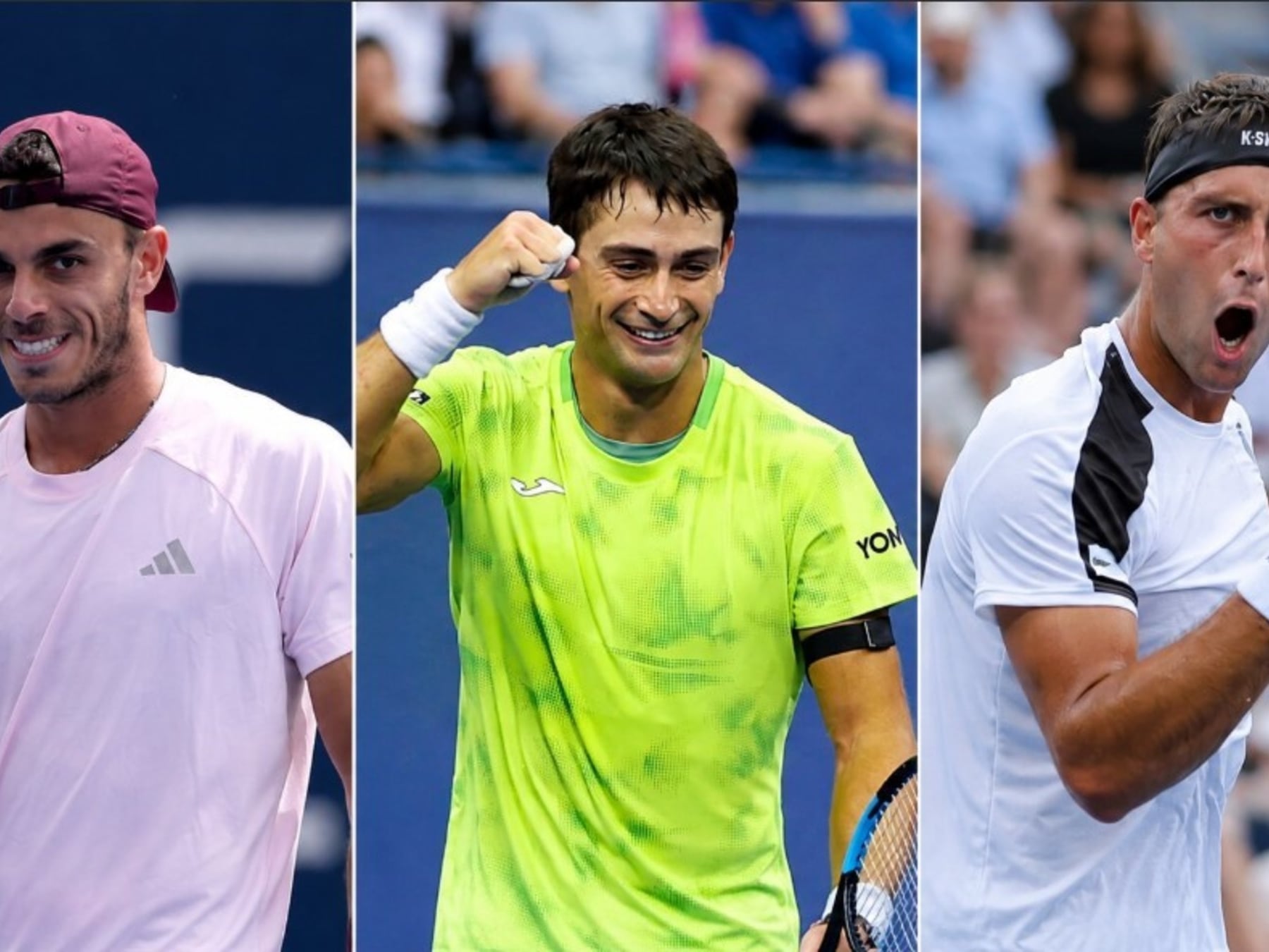 Cerúndolo, Etcheverry y Navone: el terceto que rompió la sequía argentina en Nueva York