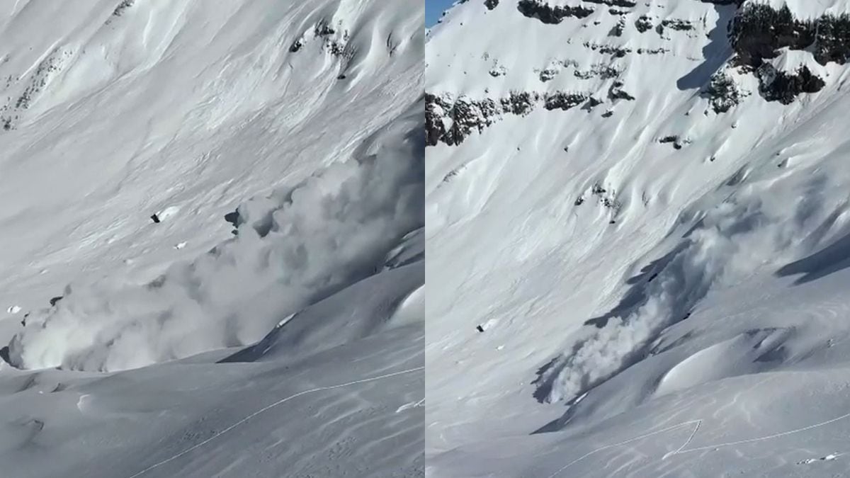 Dos esquiadores zafaron de una avalancha en el filo del Chapelco y el centro cerró el sector hasta evaluar la montaña