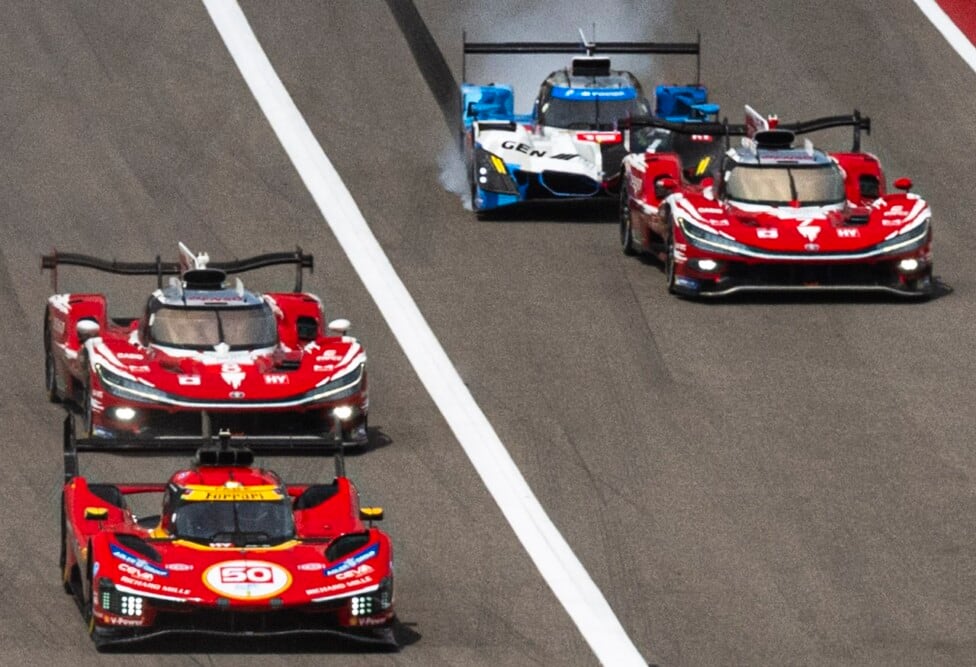 La Ferrari cruzó la meta en Austin con un regalito del Toyota y volvió a sonreír en la cima del Mundial de Resistencia