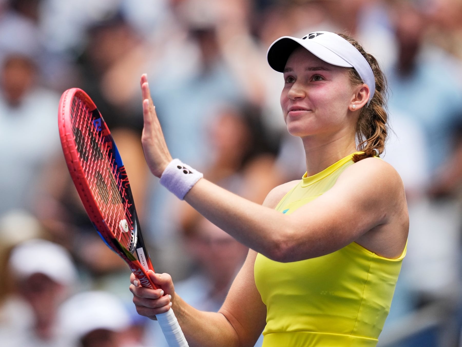Rybakina se plantó en la semis del US Open y se calzó el número uno del mundo