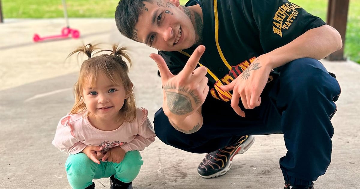 El video casero con el que L-Gante le cantó el feliz cumpleaños a Jamaica, su nena que cumple cinco
