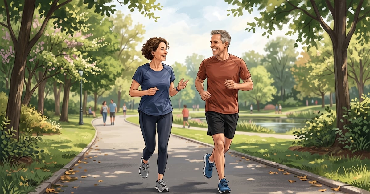 Caminar, trotar y pedalear sin llegar al sofoco: la fórmula moderada que suma salud