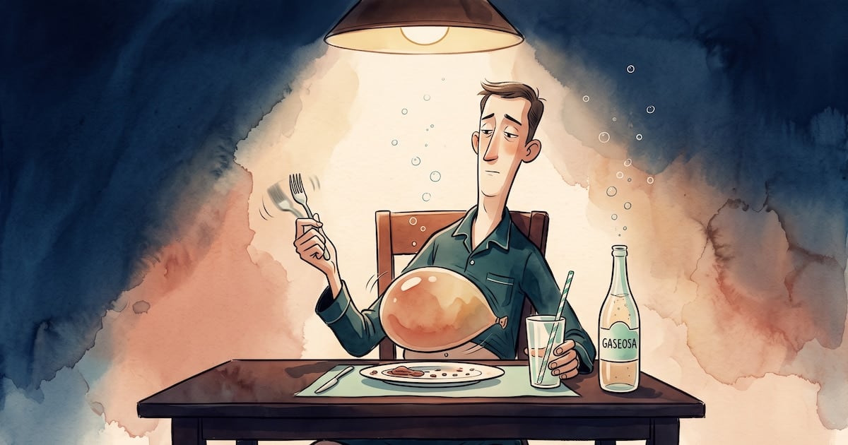 La cena que sobra en el cuerpo: por qué el abdomen se infla de noche y cuándo conviene prestarle atención
