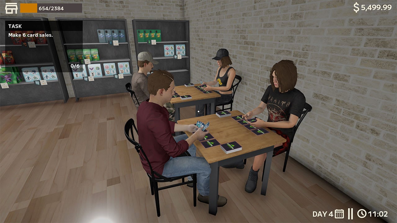 Card Shop Simulator salió del horno: la versión 1.0 ya permite armar mazos y jugar al Tetramon TCG
