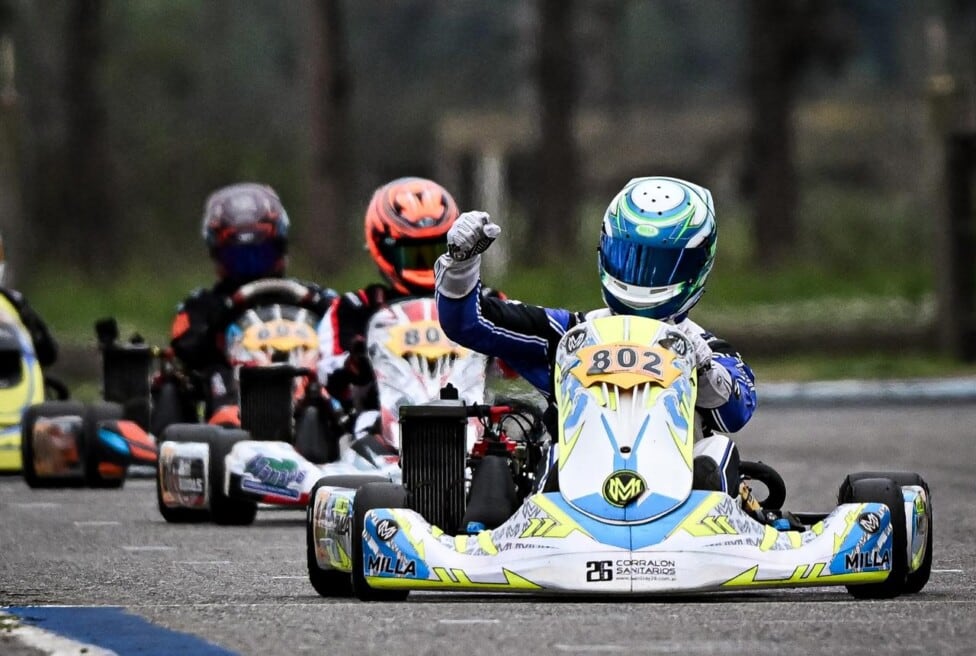 A los 16, Fausto Schioppa se sacó el pasaje a Portugal y ya piensa en Verstappen