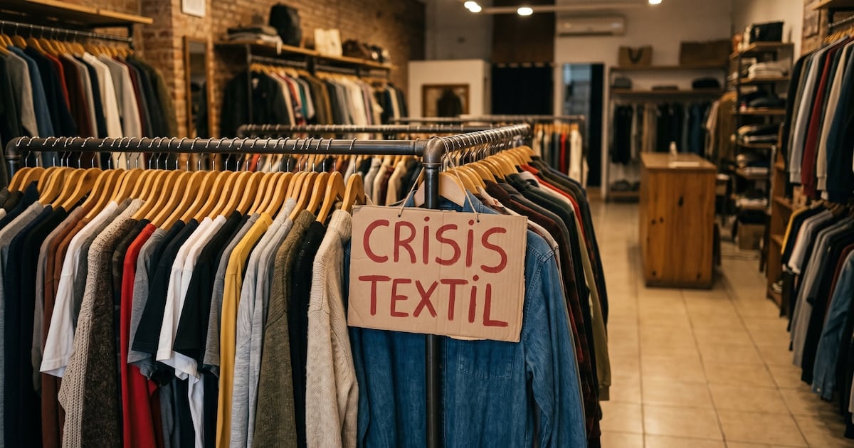 El sector textil atraviesa su peor momento en más de dos décadas y ya suma 28.000 empleos perdidos desde 2023