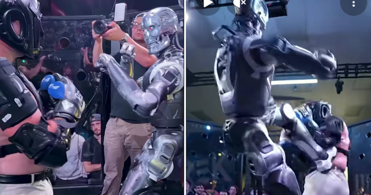 Pelea con robots en San Francisco, mano rota y una intimación oficial: ¿a quién se le ocurrió esto?