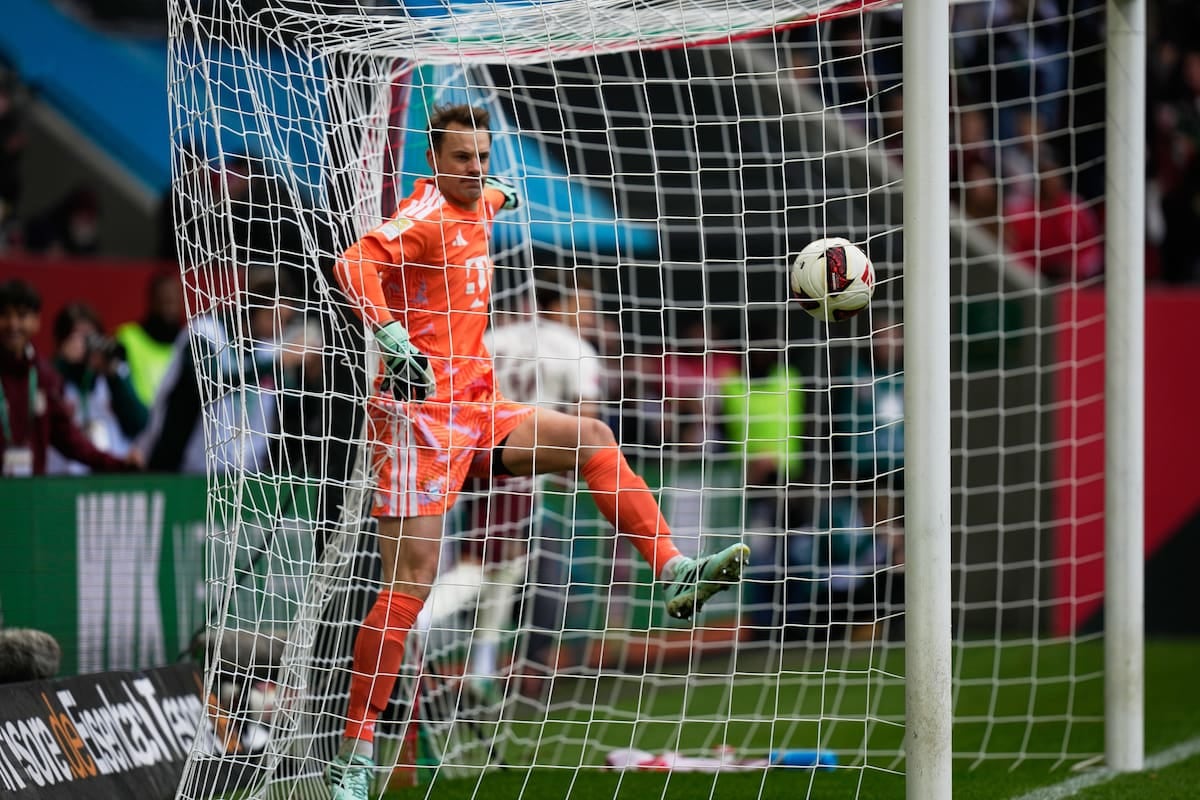 Neuer se comió dos goles y Bayern terminó pidiendo paciencia en Augsburgo