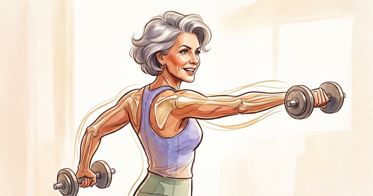 Levantarse de la silla sin pensarlo: la menopausia se entrena con peso